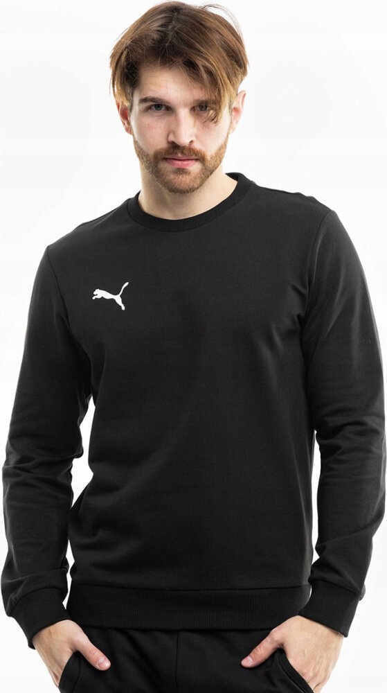 Pánská Mikina Puma Team Goal Casuals Crew Neck Sweat Černá 658592 03 velikost S
