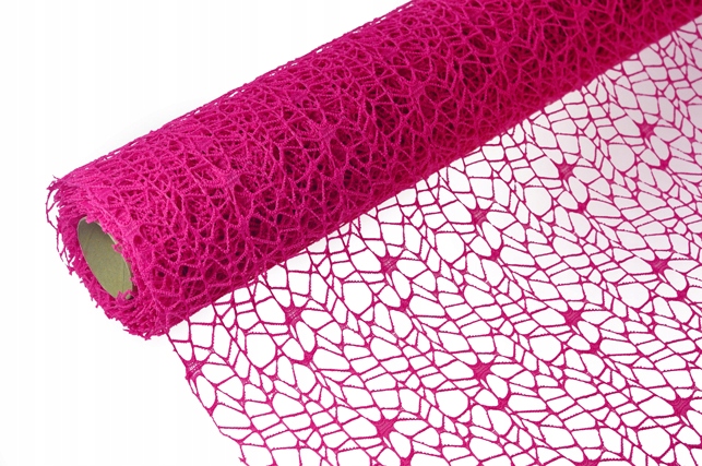 Siatka KORONKOWA organza fizelina kolory 48cm/4,5m