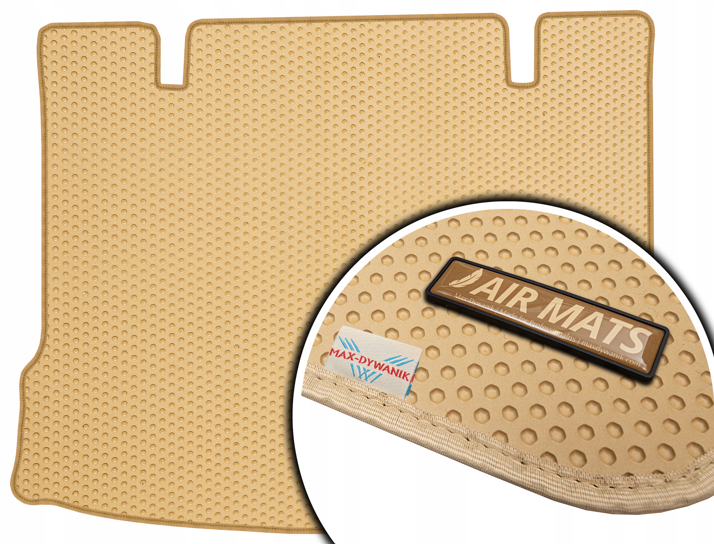 Dacia Logan MCV I 7os 08-13 Béžová rohož do kufru Eva Air Mats