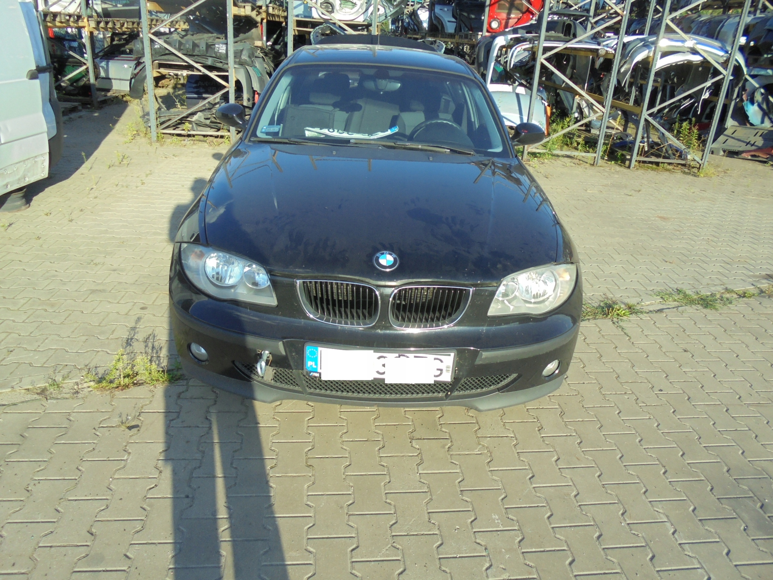 БАМПЕР ПЕРЕД BMW 1 E87 ШВАРЦ 2 668/9