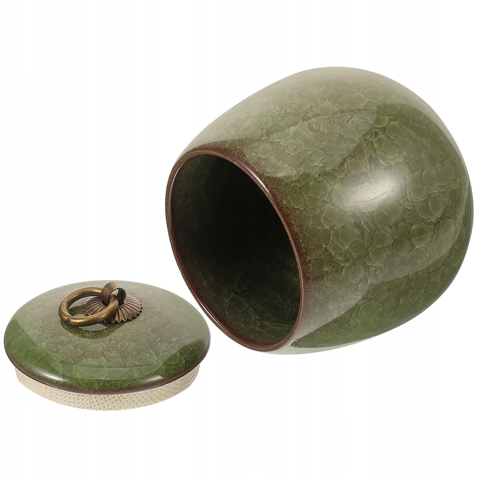 Levně Jemná Keramická Urna Pro Psa Nebo Kočku – Světle Zelená, Snadná Na Použití