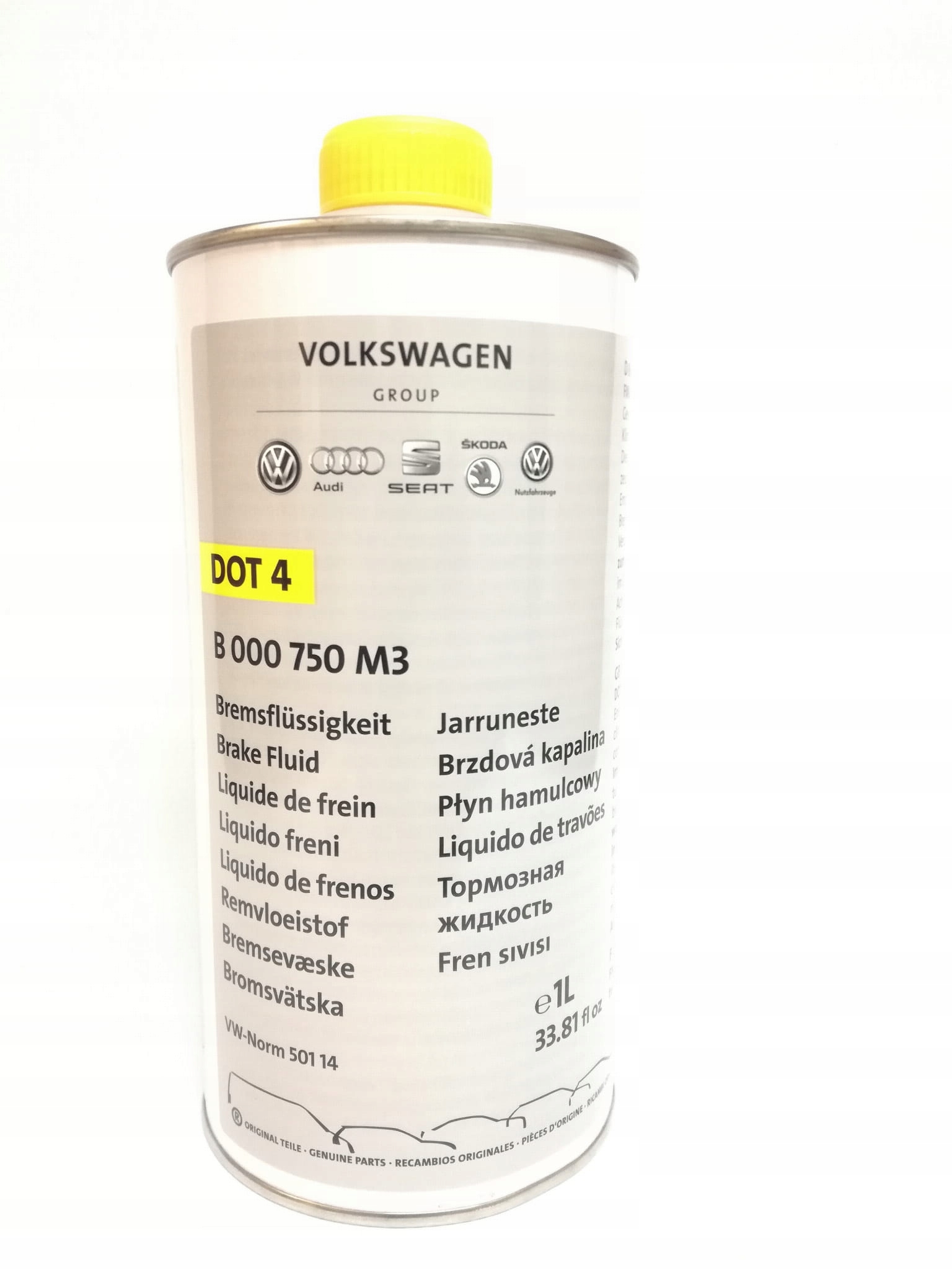 

Płyn hamulcowy Dot 4 1 litr Vw Audi Seat Skoda