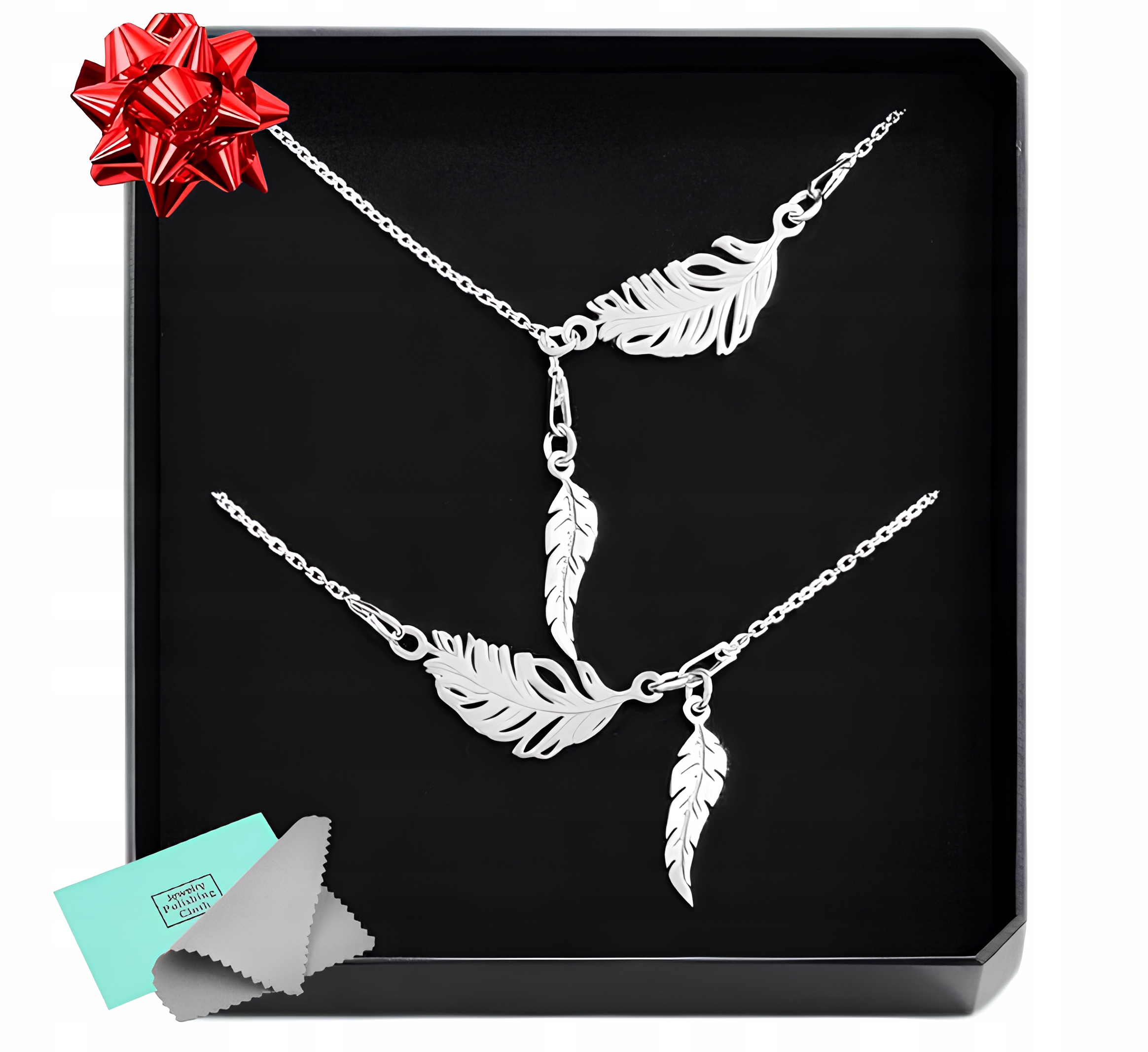 Dámské stříbrné šperky s peřím Pírka Pírko komplet 925 jako dárek