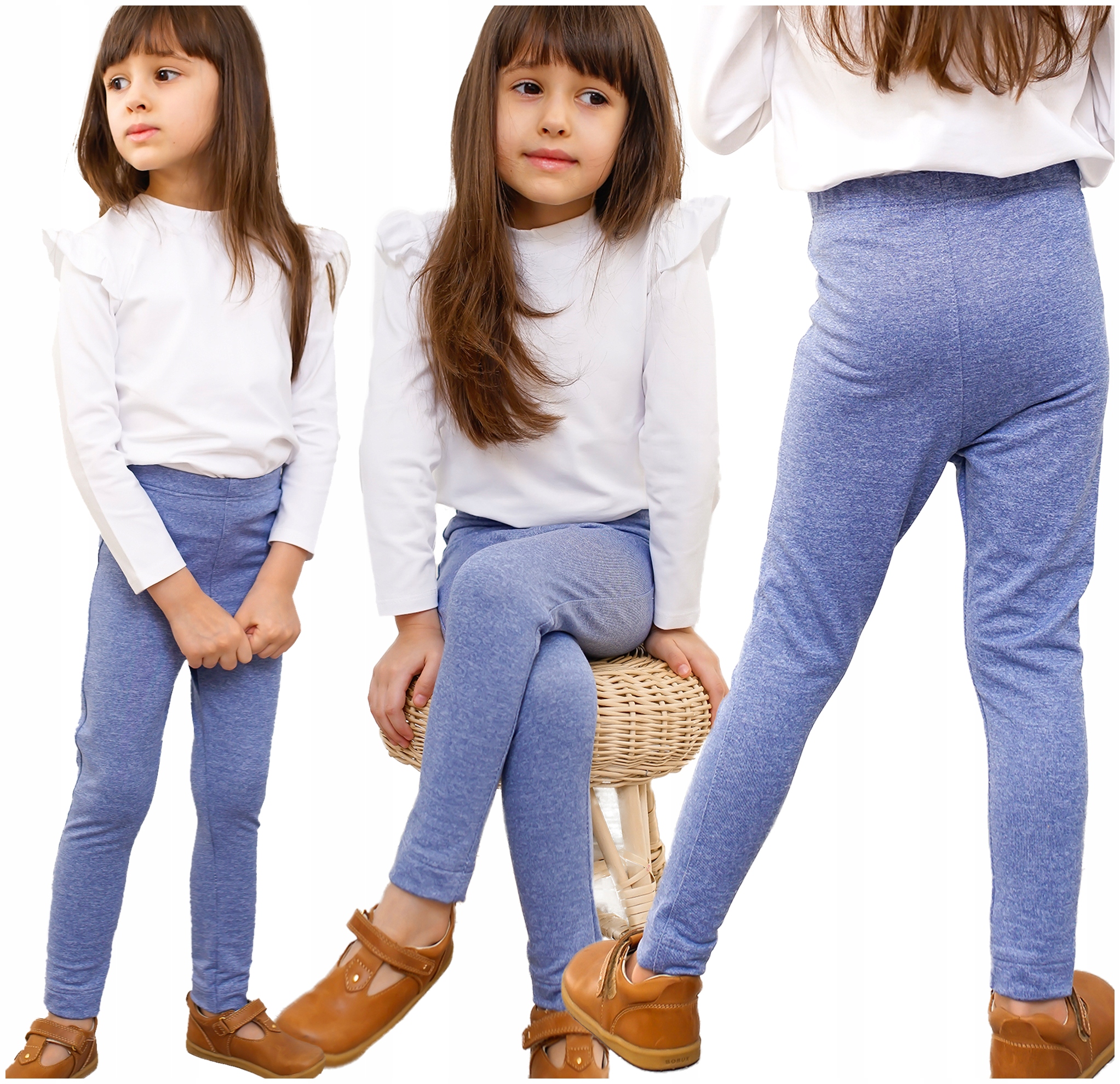 

Tregginsy Legginsy Spodnie dresowe 110 Jeans Baya