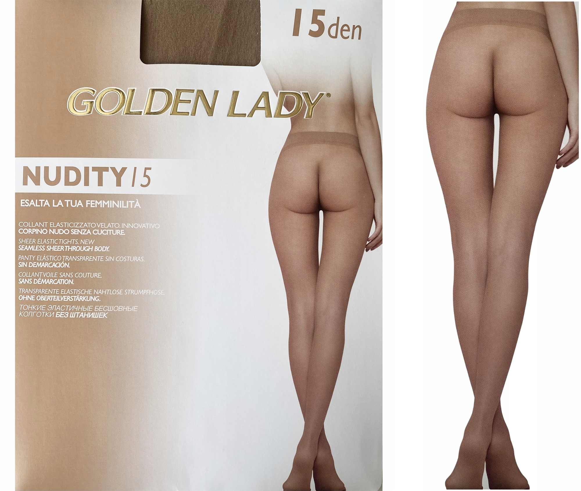 

Włoskie Rajstopy całkowicie Transparentne NUDITY15