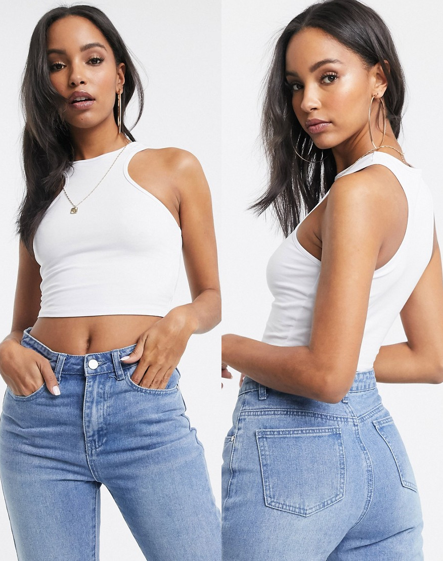 KRÓTKI TOP GŁADKI R32 938