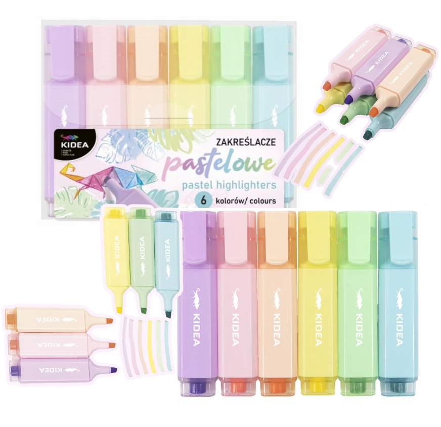 

Zakreślacze pastelowe pastel Kidea