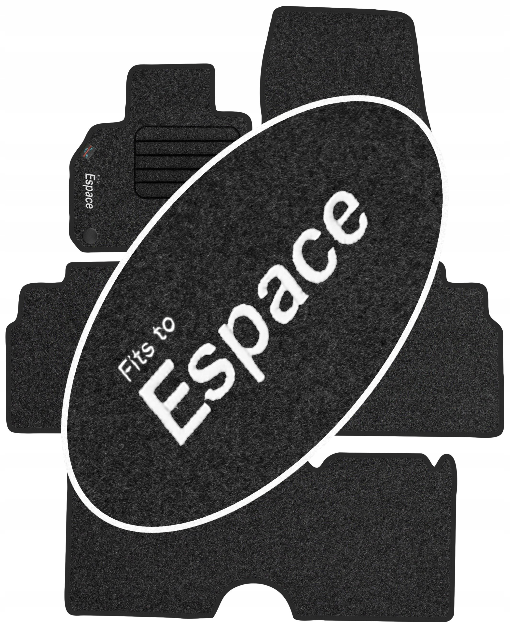 Renault Espace IV 7OS 02-14 килимки з вишивкою