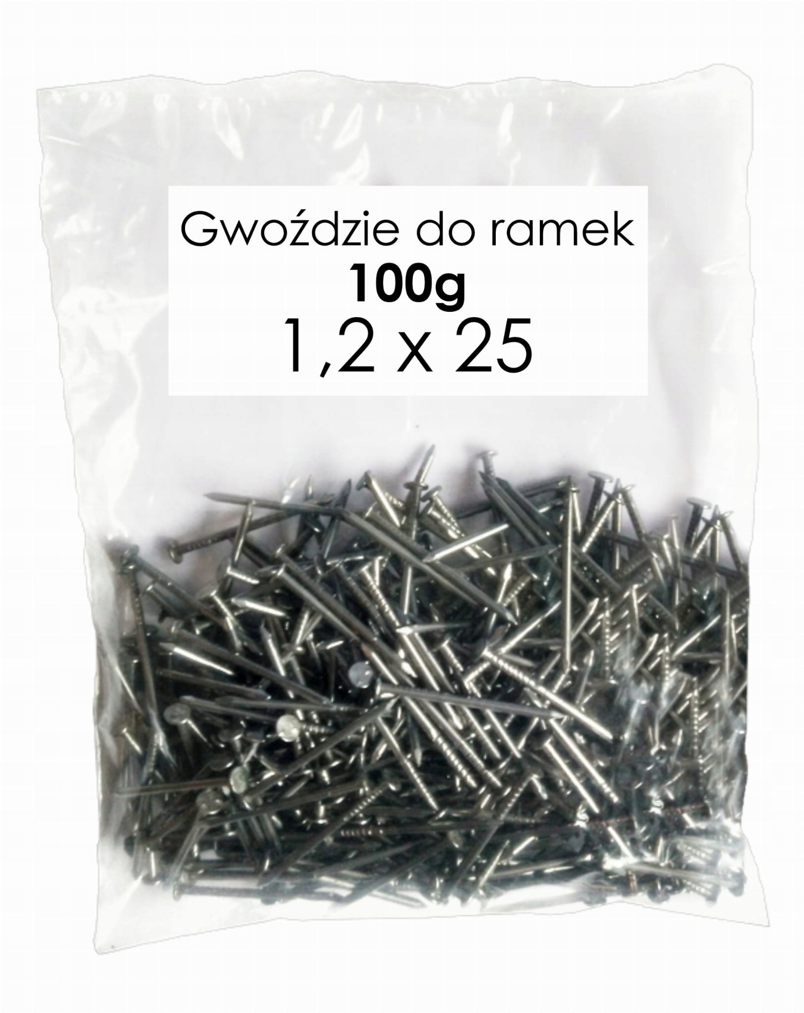 

Gwoździe do zbijania Ramek w ul 1,2x25 100g