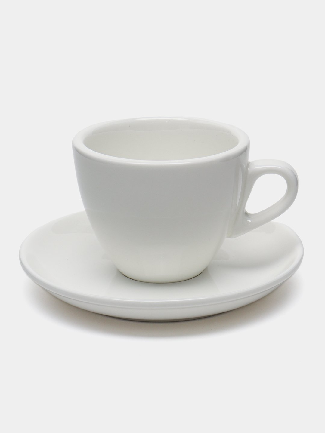 Filiżanka do herbaty i kawy 190 ml ze spodkiem Wilmax biała porcelanowa EAN (GTIN) 5052609016970