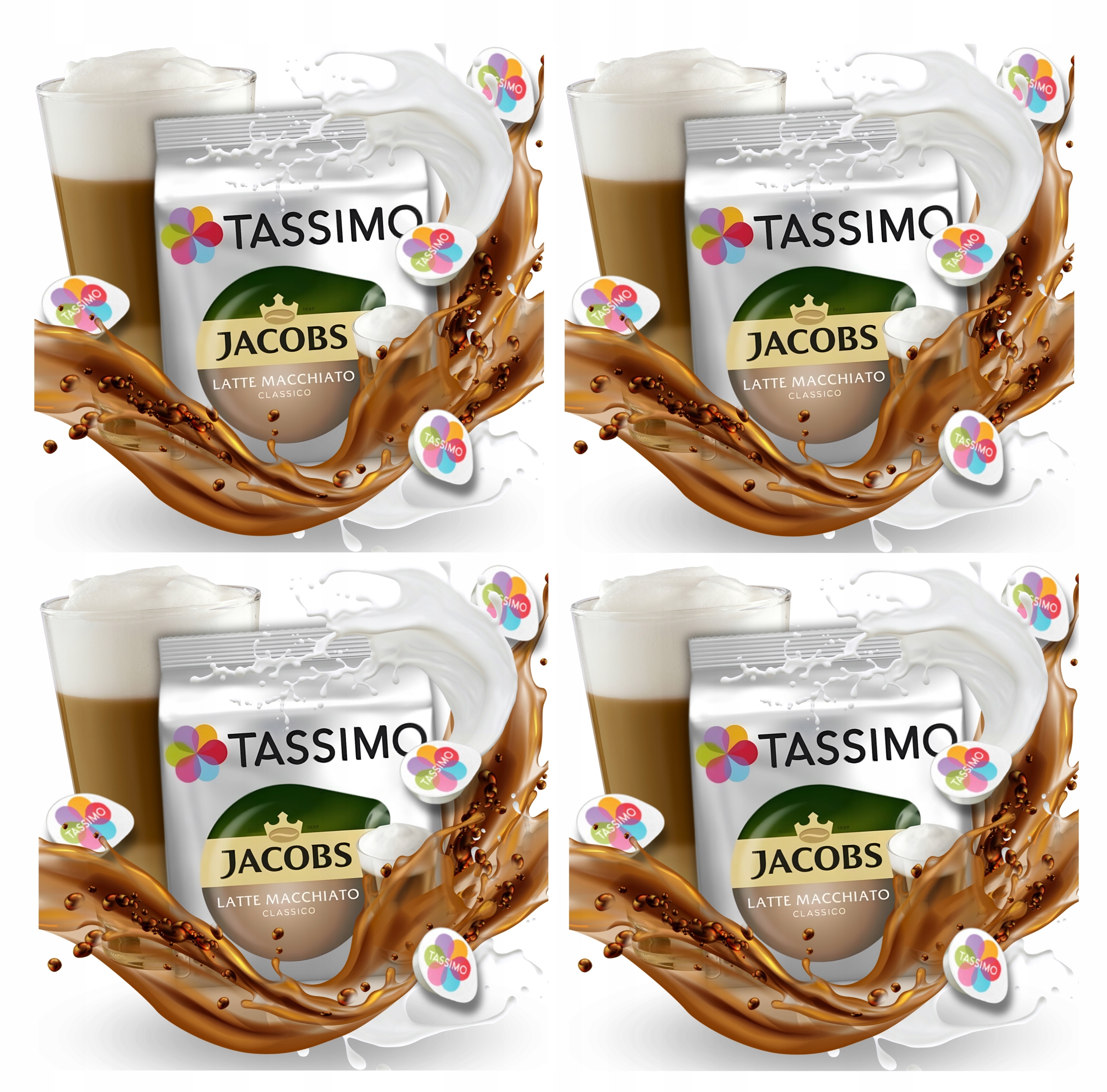 Kapsułki Tassimo Latte Macchiato Classico 64 szt.