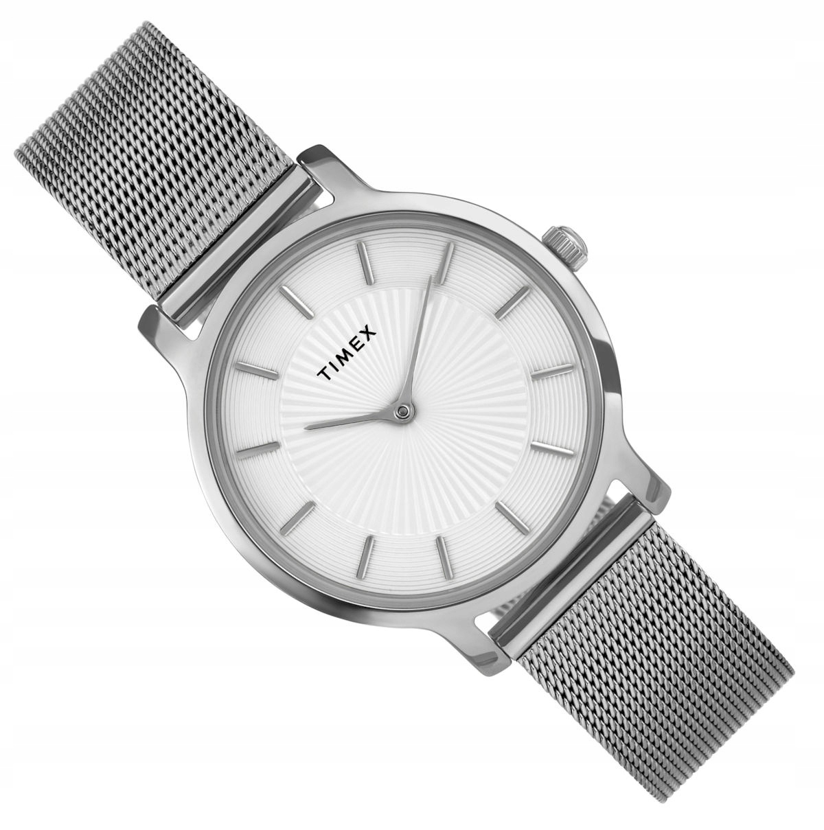 Dámské Stříbrné Hodinky Timex Fashion Transcend TW2Y10200 34 mm