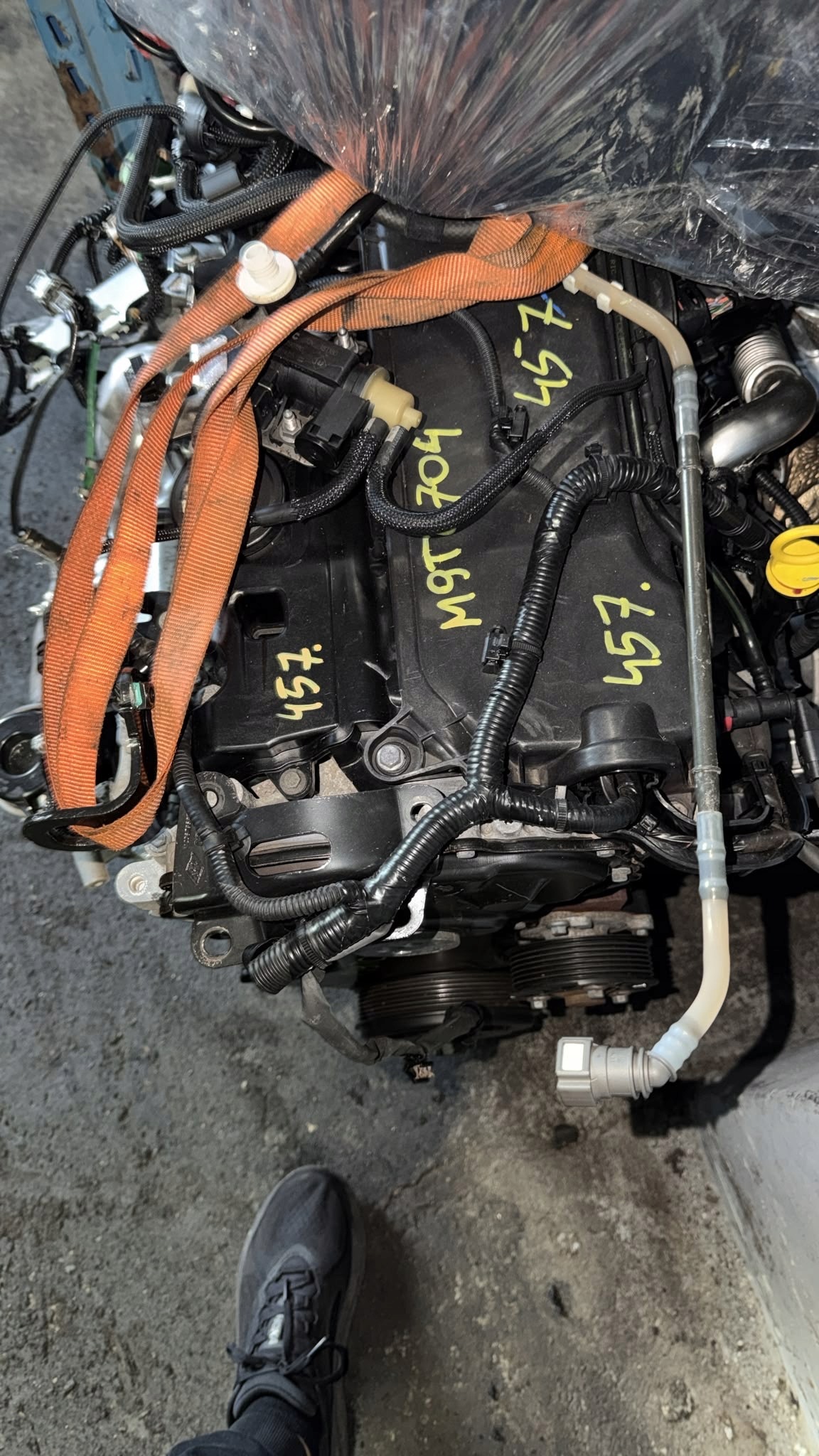 moteur complet RENAULT MASTER M9T704 120TYS KM