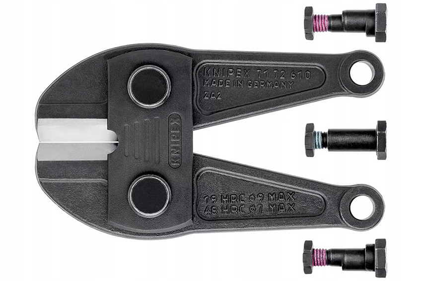 Náhradní hlava pro nůžky na tyče Knipex 71 72 610 šroubů, sada Pro Najder