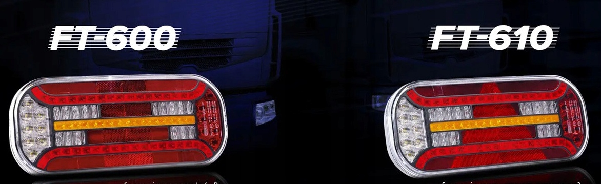 Lampa tylna z dynamicznym kierunkowskazem LED KPL