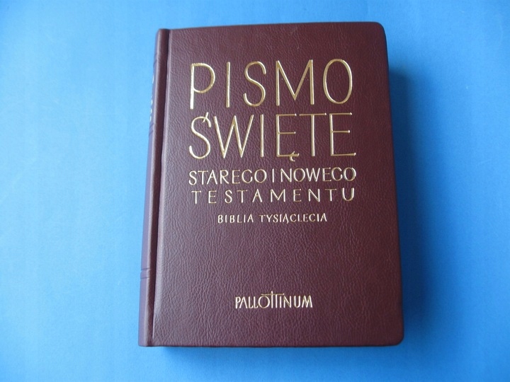 Biblia Tysiąclecia Starego i Nowego Testamentu Paginacja Złocenia Op.twarda