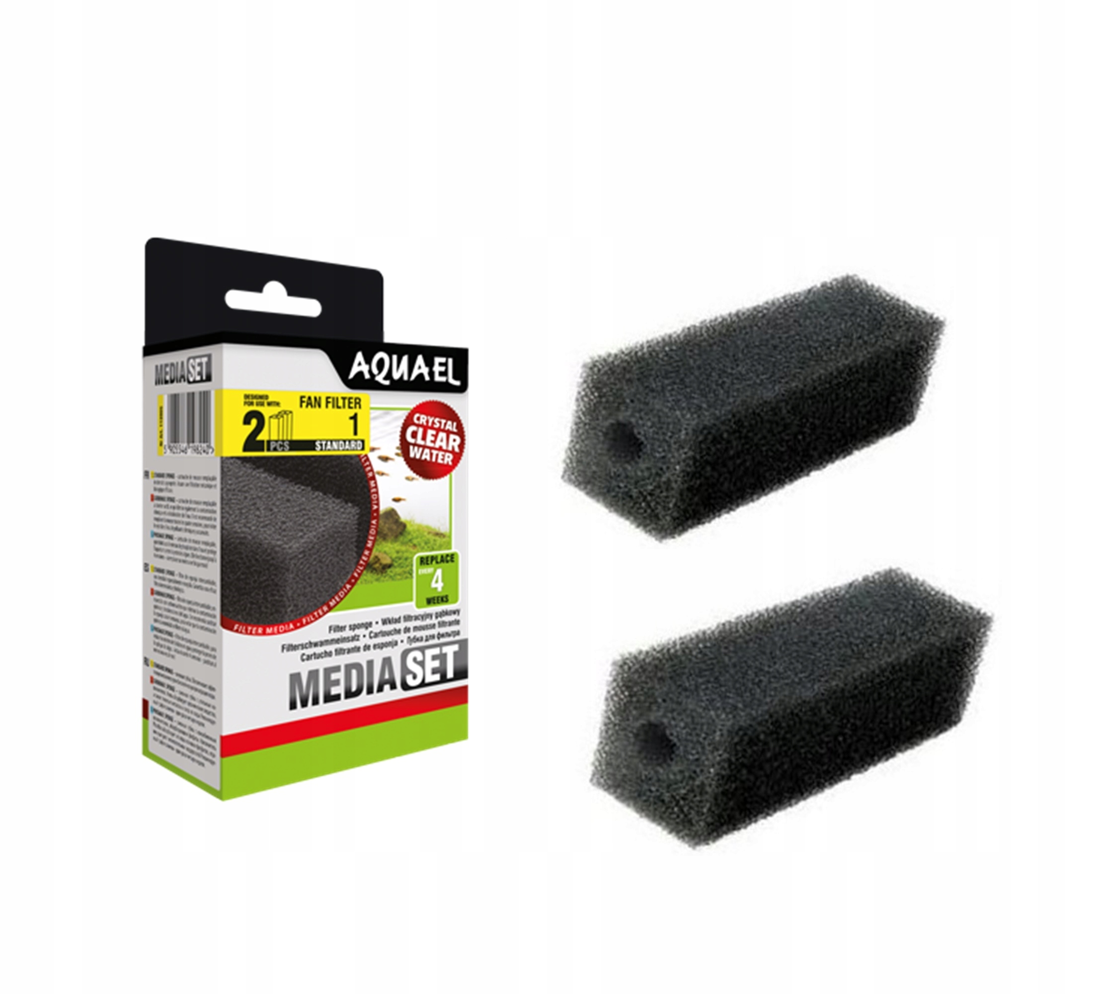 

Aquael Gąbka Fan 1 Plus 2 sztuki oryginał