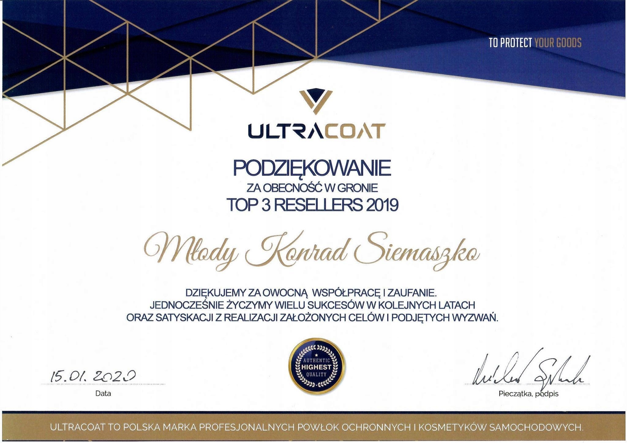 ULTRACOAT Finest Wipe 5l do Inspekcji Lakieru Packaging Volume 5000 ml