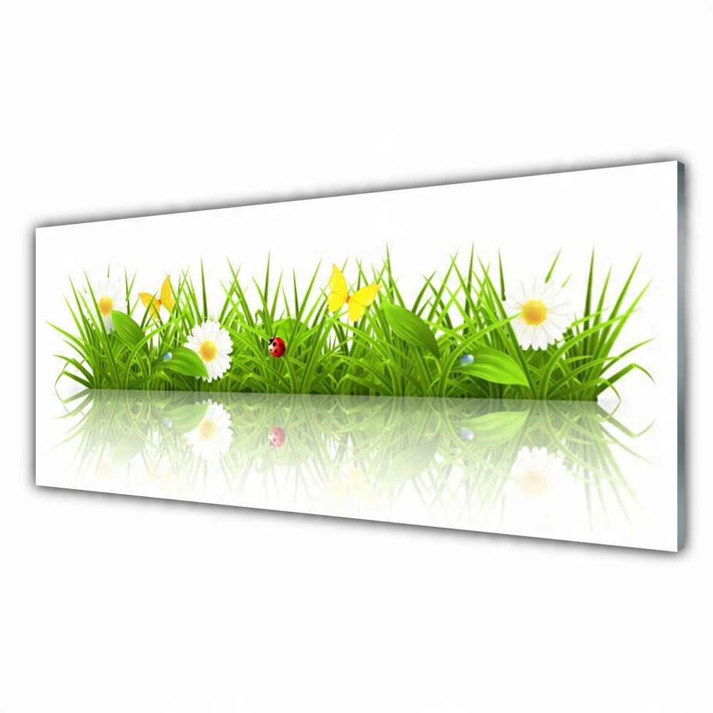 

Obraz akrylowy wiszący 125x50 Trawa Natura Roślina
