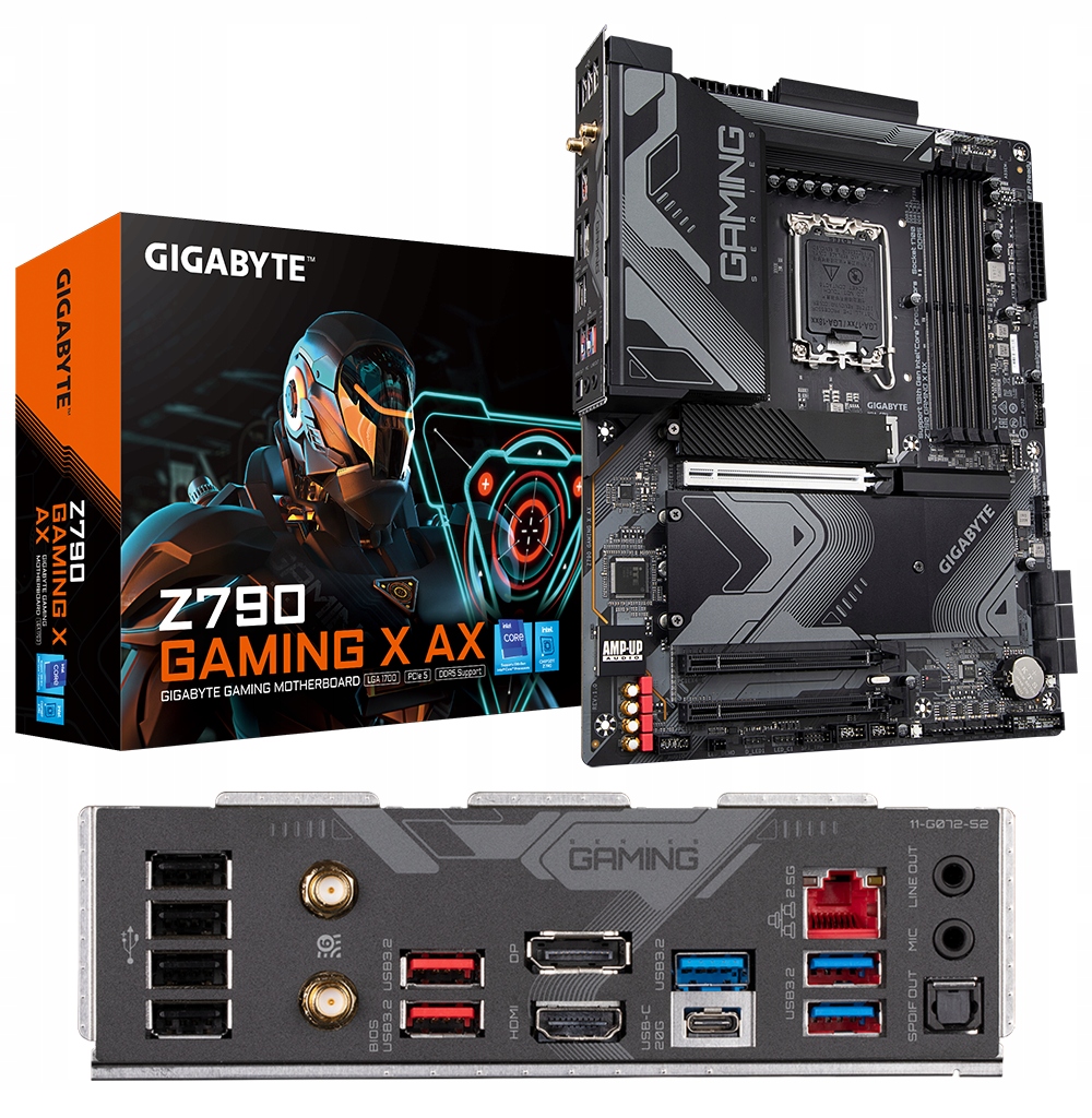 Zestaw Intel i5-14600KF + GIGABYTE Z790 GAMING X AX + 32GB