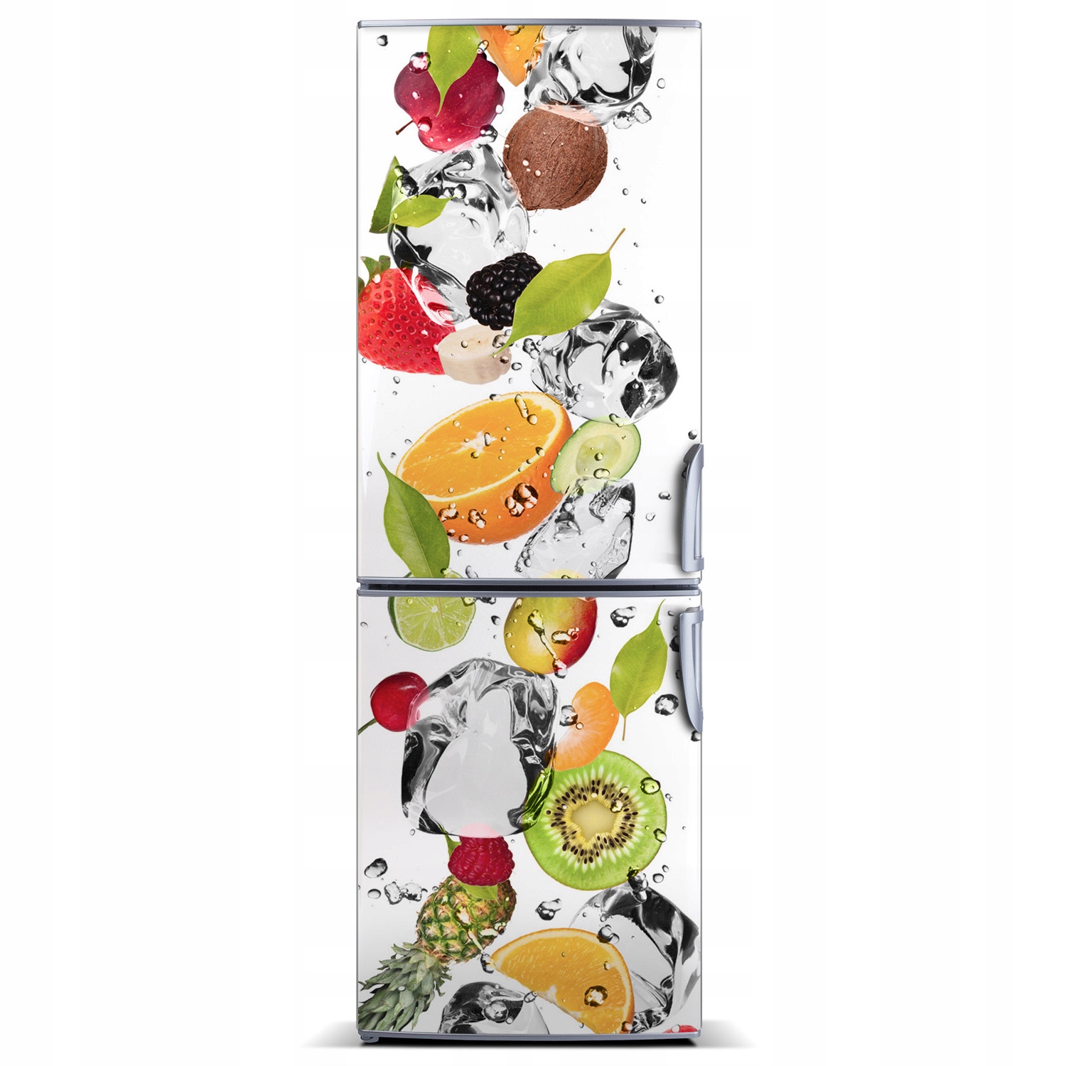 

Magnes na lodówkę magnetyczna Owoce i woda 60x180