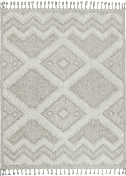 Koberec 120x180 Boho Do Obývačky Spálne Biely Loft