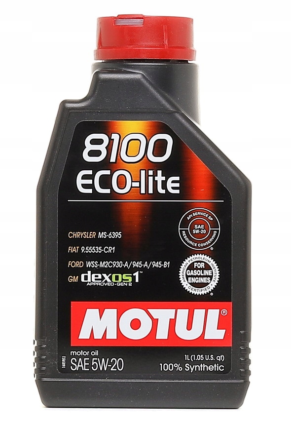 

Motul 8100 Eco-lite 5W20 1L DEXOS1 GEN2 Ford