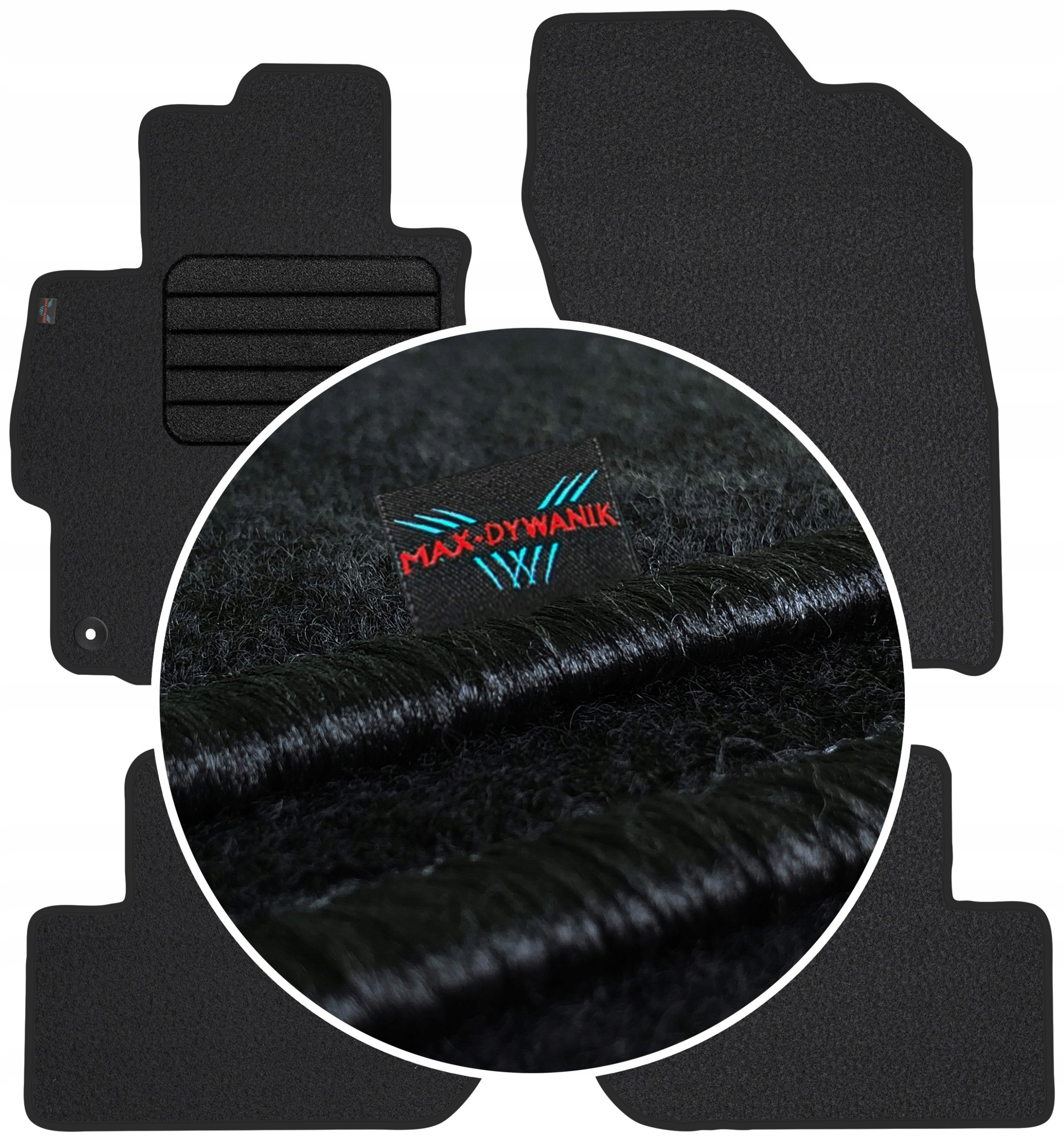 

Lancer VIII 5os 2007-2016 Wycieraczki welurowe