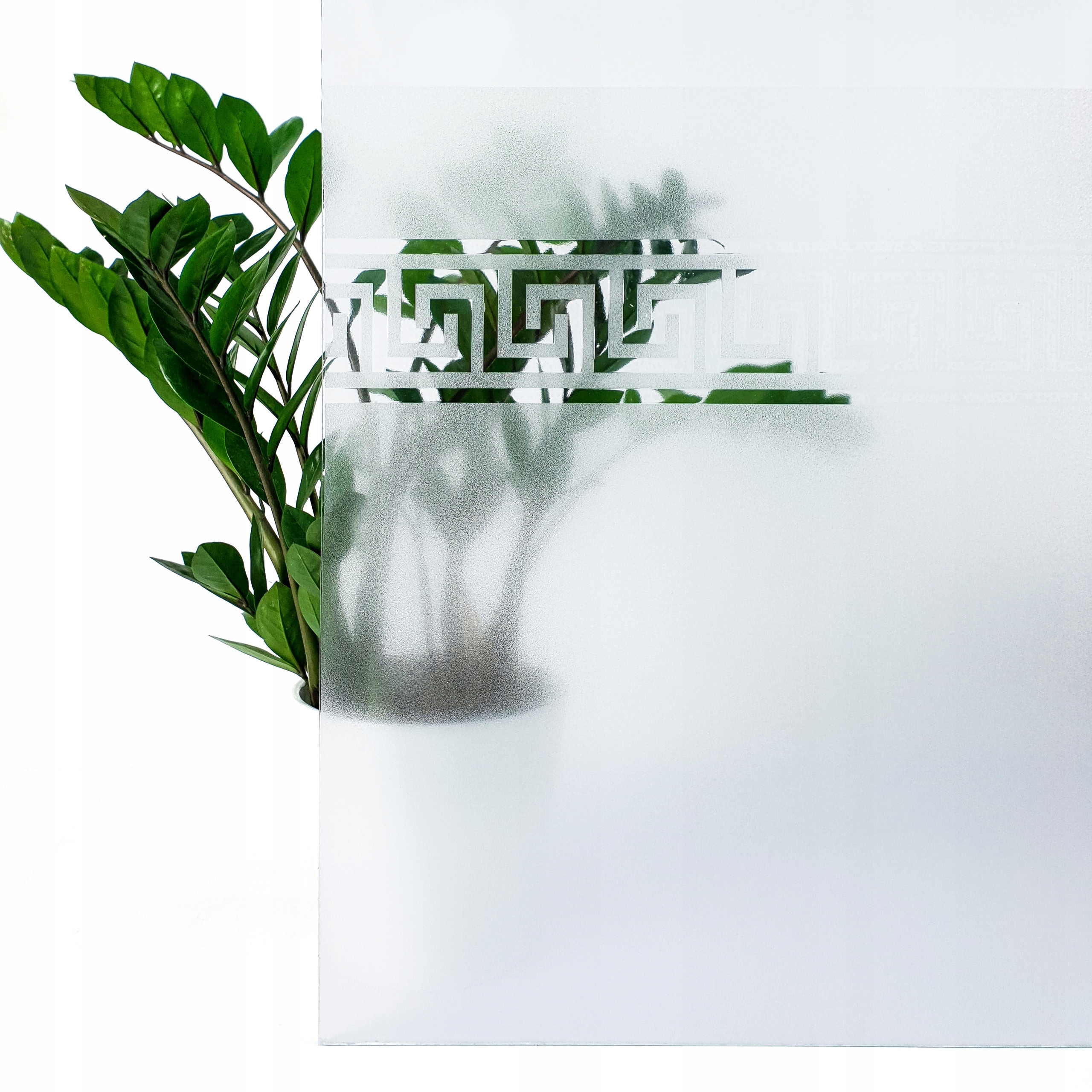 Fólie Statická na sklo Ozdoba na okno Délka 15 m Řecký vzor