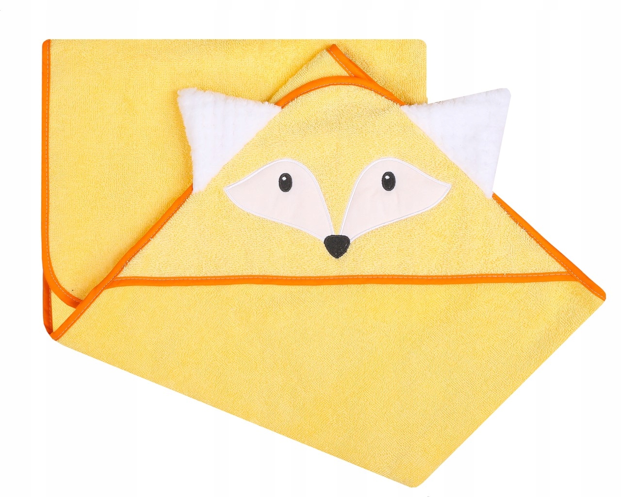 

Uvie Okrycie kąpielowe Lis 120x100 cm żółty