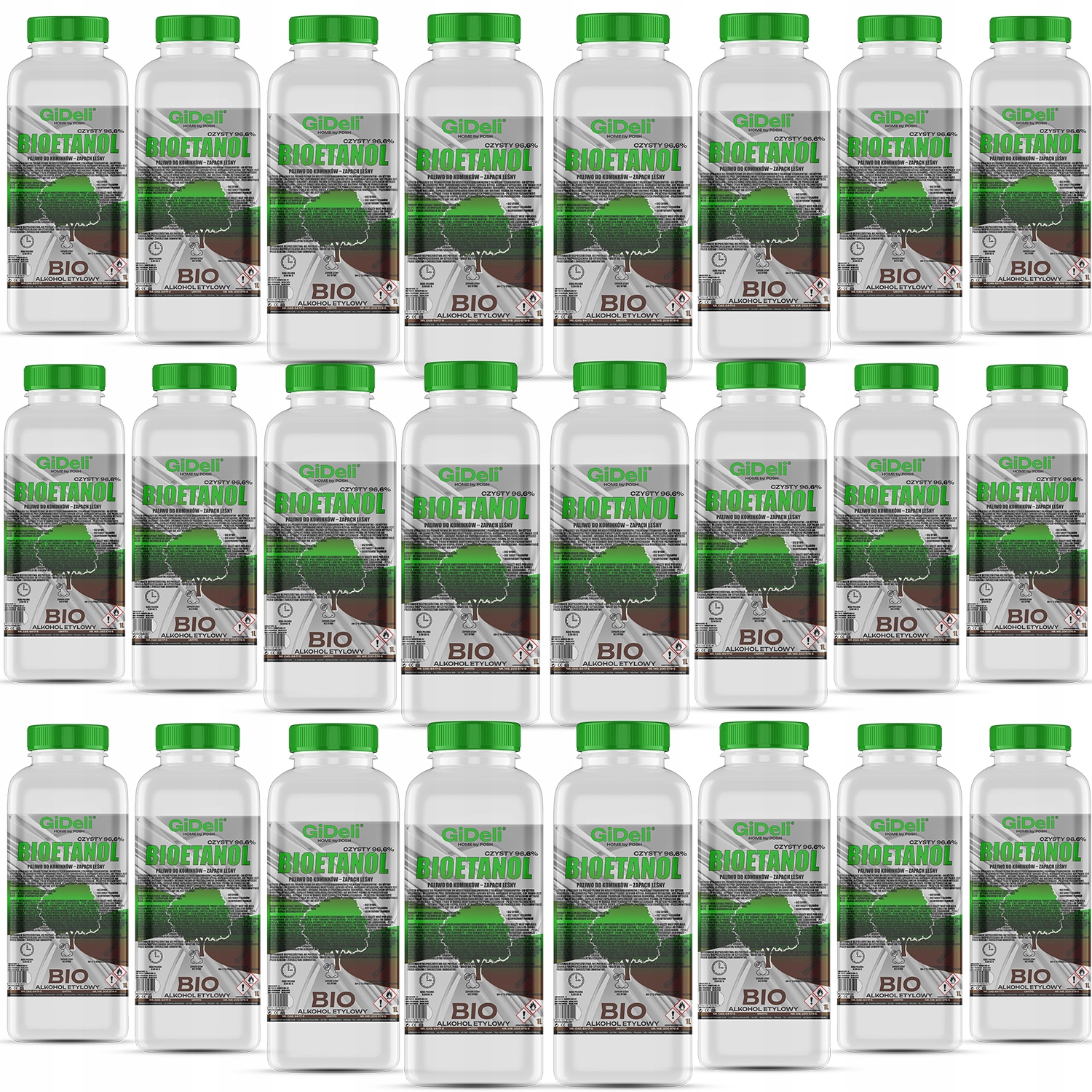 Bioetanol do krbu 24x 1L vôňa lesného biopaliva