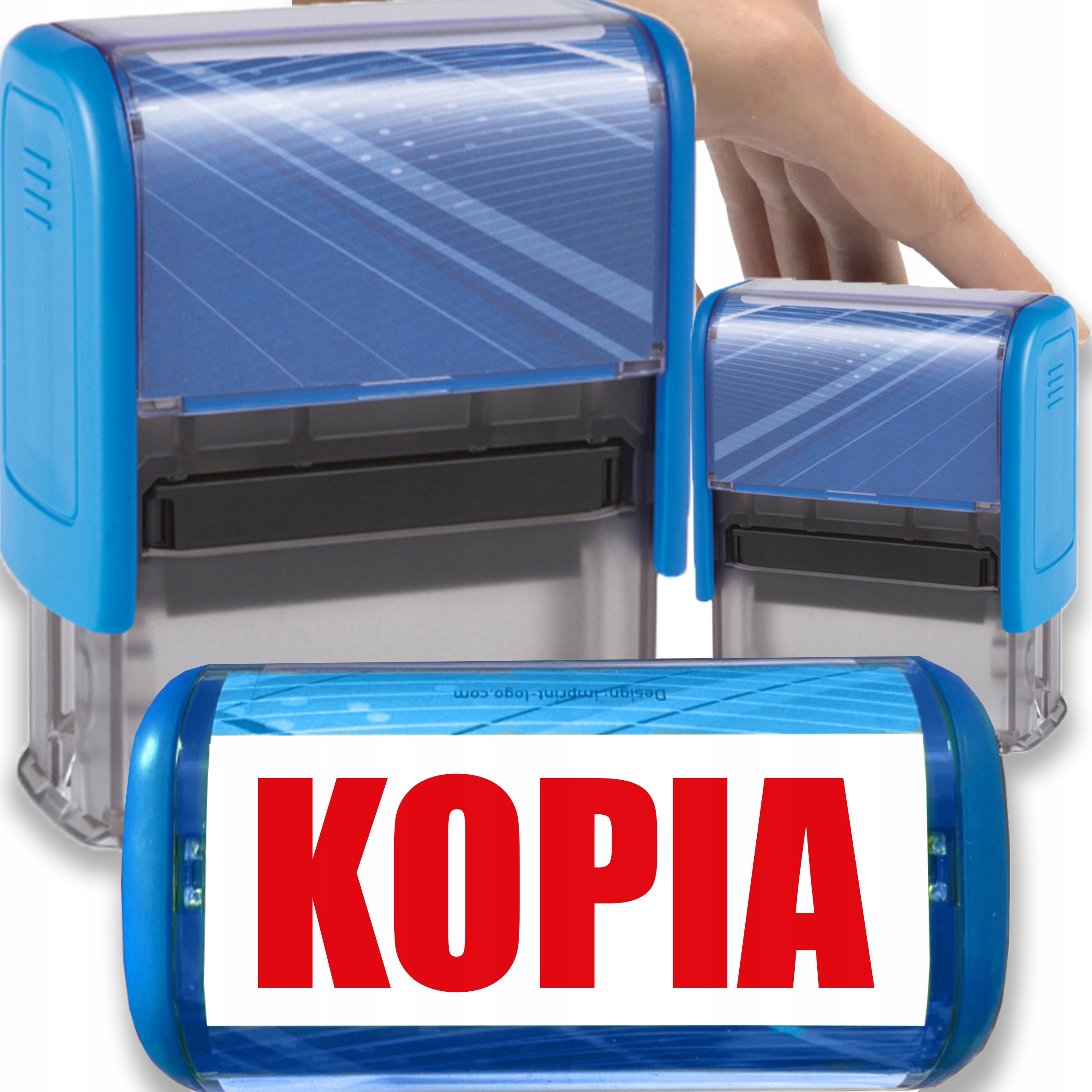 PIECZĄTKA KOPIA TRODAT 8911 DO FIRMY BIURA CZARNA 38x14mm