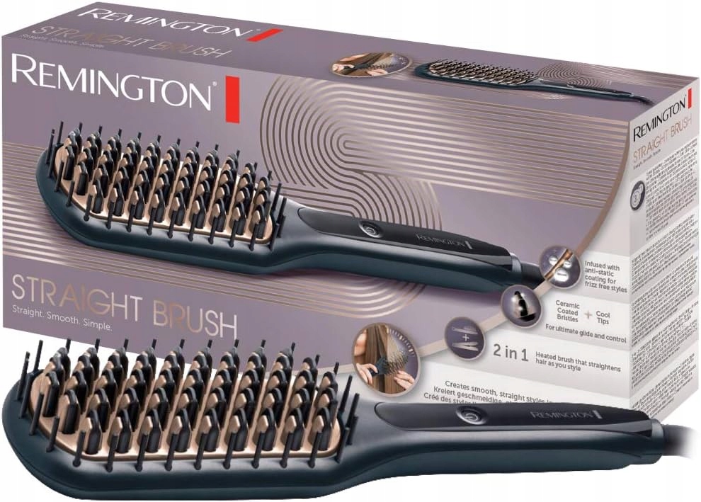 Szczotka Prostująca Do Włosów Remington Etui