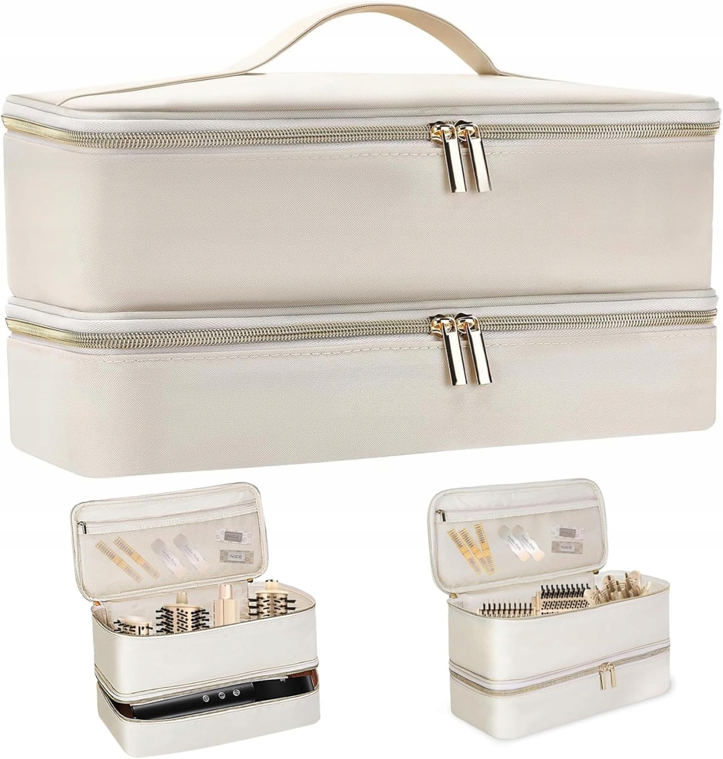 Oragnizer Dvouúrovňová Kosmetická Taška Na Sušičku A Kulmu