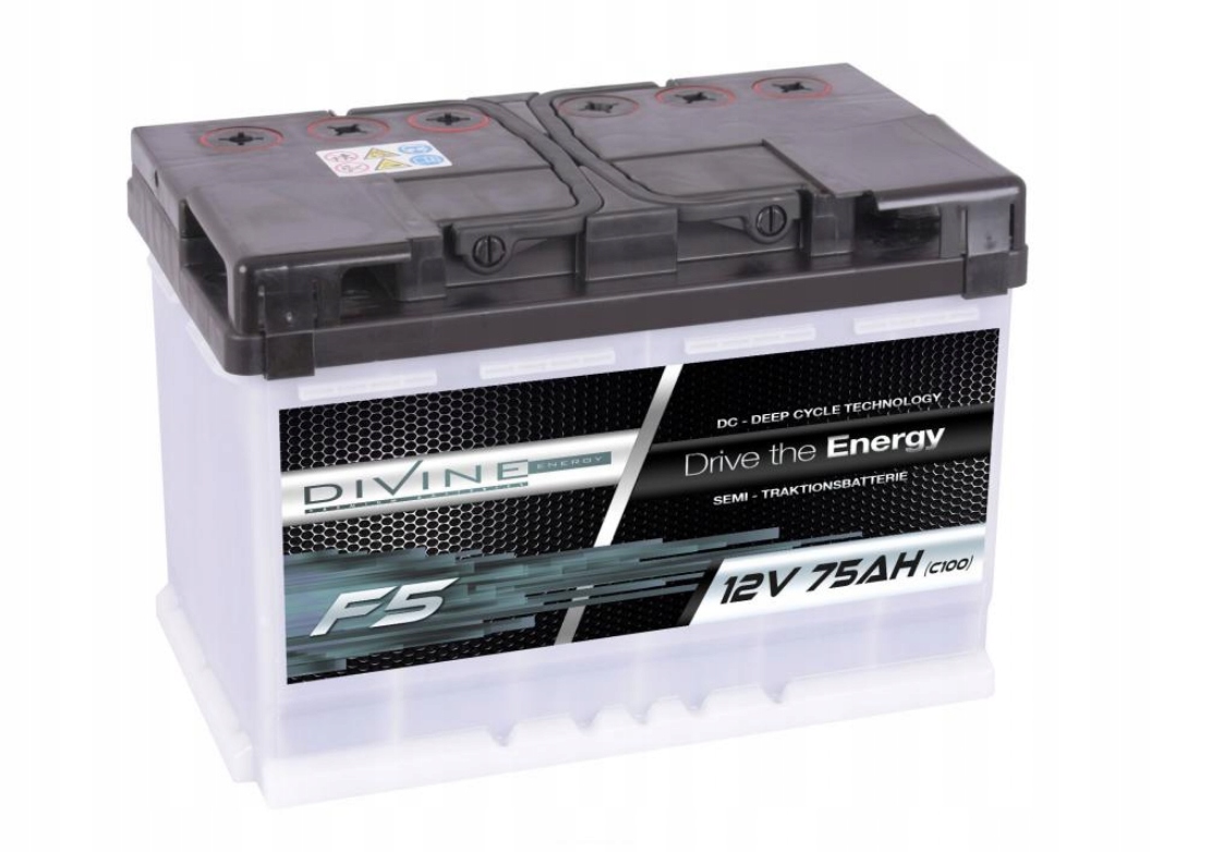 V60-75 - Аккумулятор DIVINE F5 75Ah