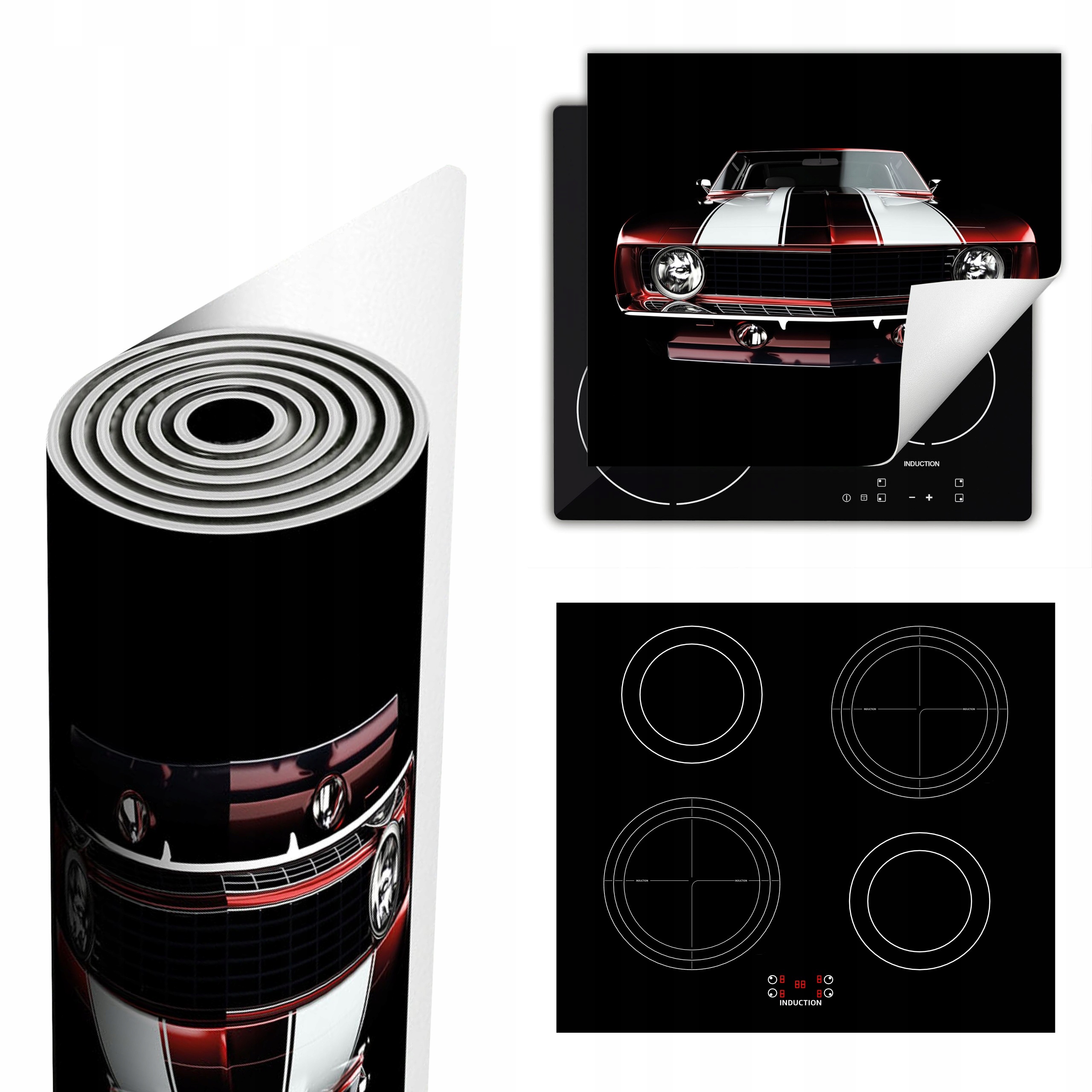 Ochranná Podložka Na Sporák Má Více Místa 60x52 černá auto