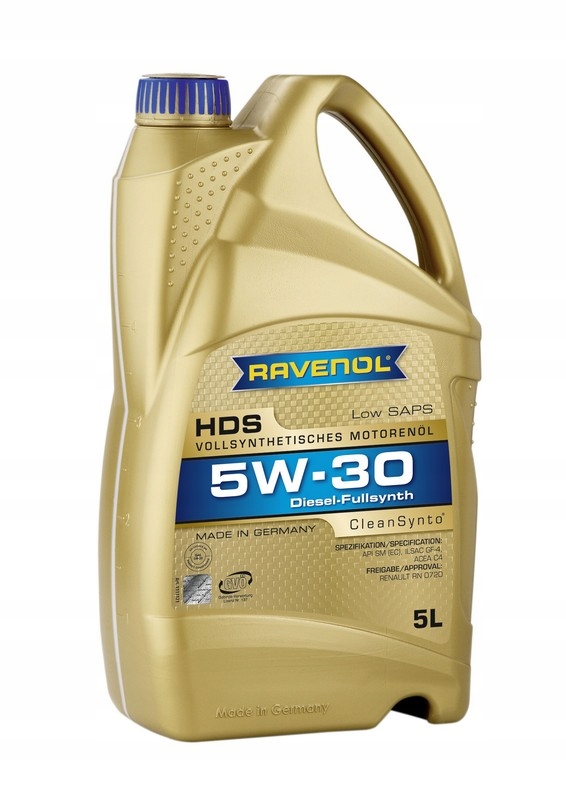 OLEJ SILNIKOWY RAVENOL HDS 5W30 5L