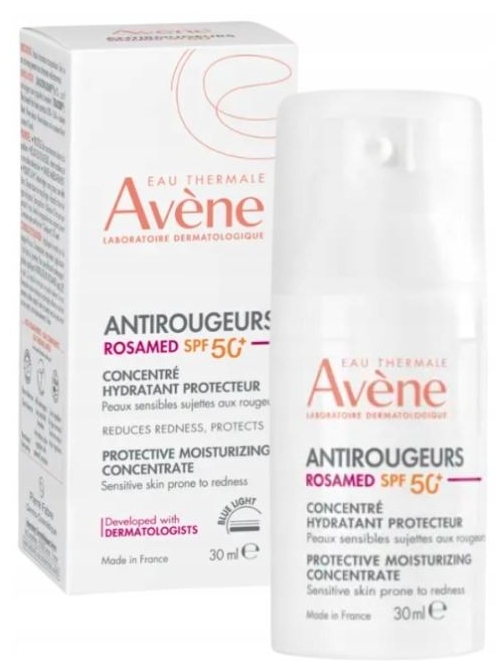 Avène Antirogeurs Koncentrat Nawilżająco-Ochronny Spf 50+Na Zaczerwienienia