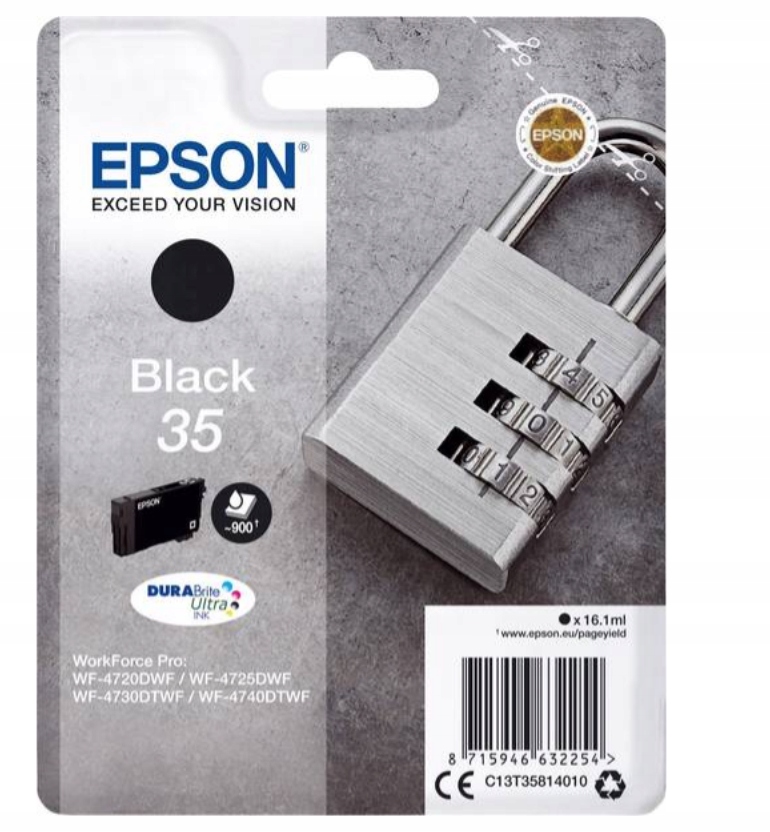 Černá inkoustová kazeta Epson 35 (black) (C13T35814010)