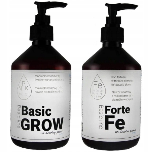 Levně Qualdrop Basic Grow Forte Fe Set 2x500ml