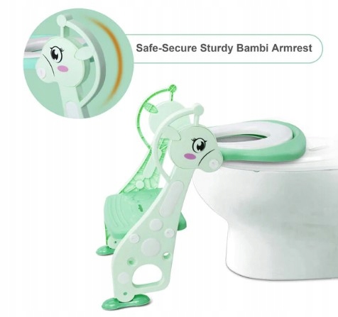 NAKŁADKA NA SEDES WC DRABINKA DZIECIĘCA SIEDZISKO ANTYPOŚLIZGOWE PODNÓŻEK Kod producenta 56656658