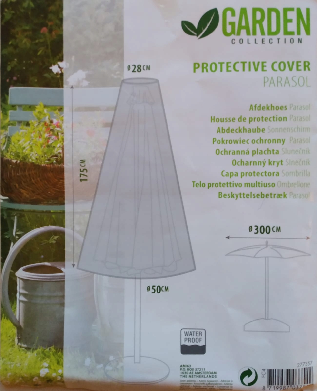 

Pokrowiec na parasol 300cm średnicy ochrona