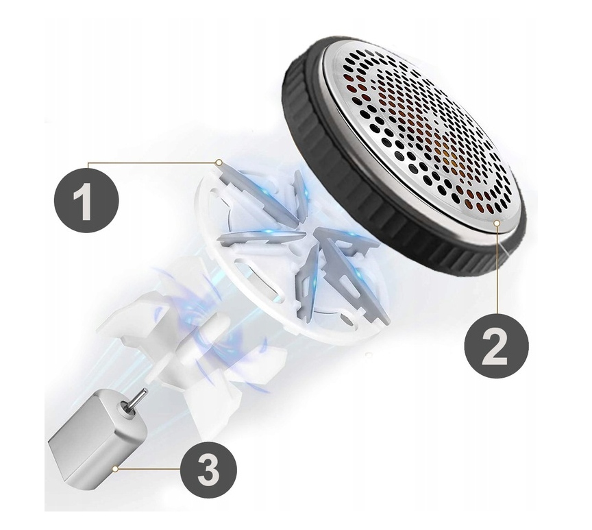 Golarka do ubrań DM Lint X-Remover Moc 5 W