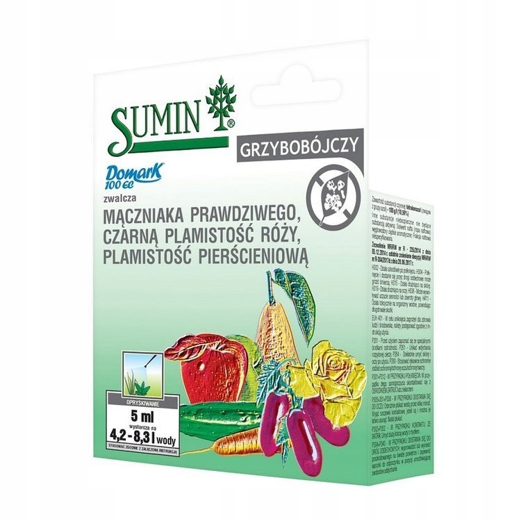 

Sumin Domark 100 Ec 5ml mączniak ochrona ogórków