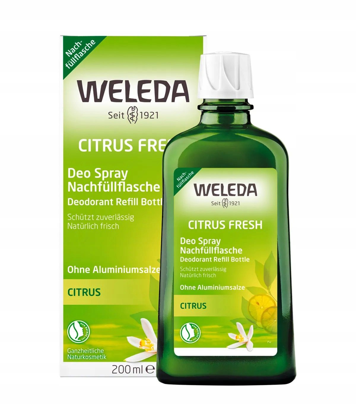 Weleda Citrusový Deodorant Objem: 200 ML Náplň