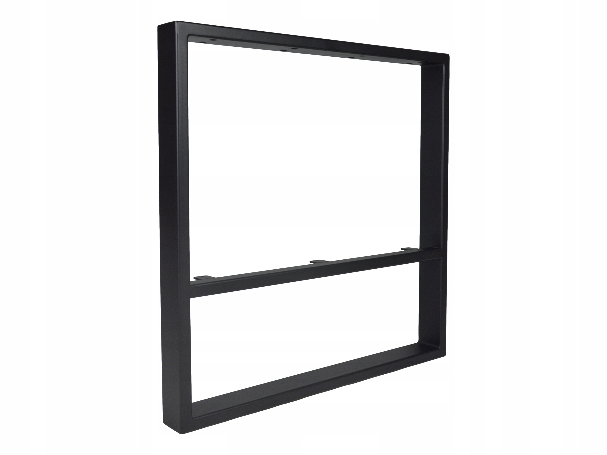 

60x60 Noga metalowa z półką do stolika ławy loft