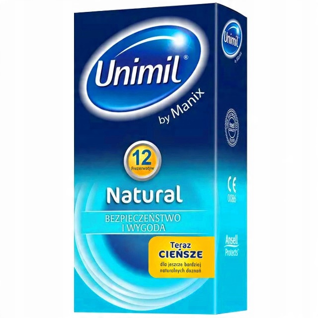 

Prezerwatywy Unimil Natural klasyczne nawilżane