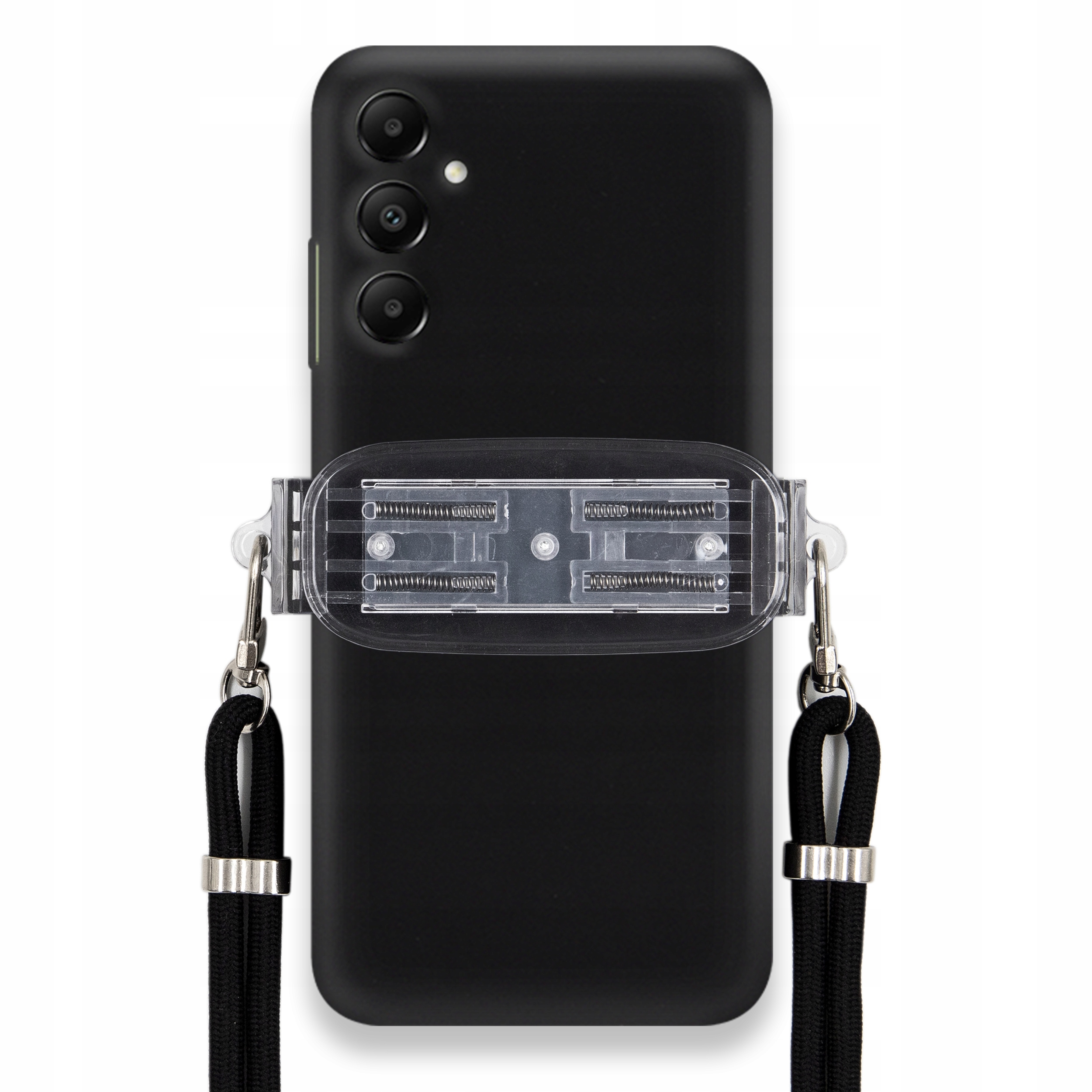 Pouzdro Pro Samsung A05S Smooth Case Ochranný Držák Univerzální Černá Šňůrka