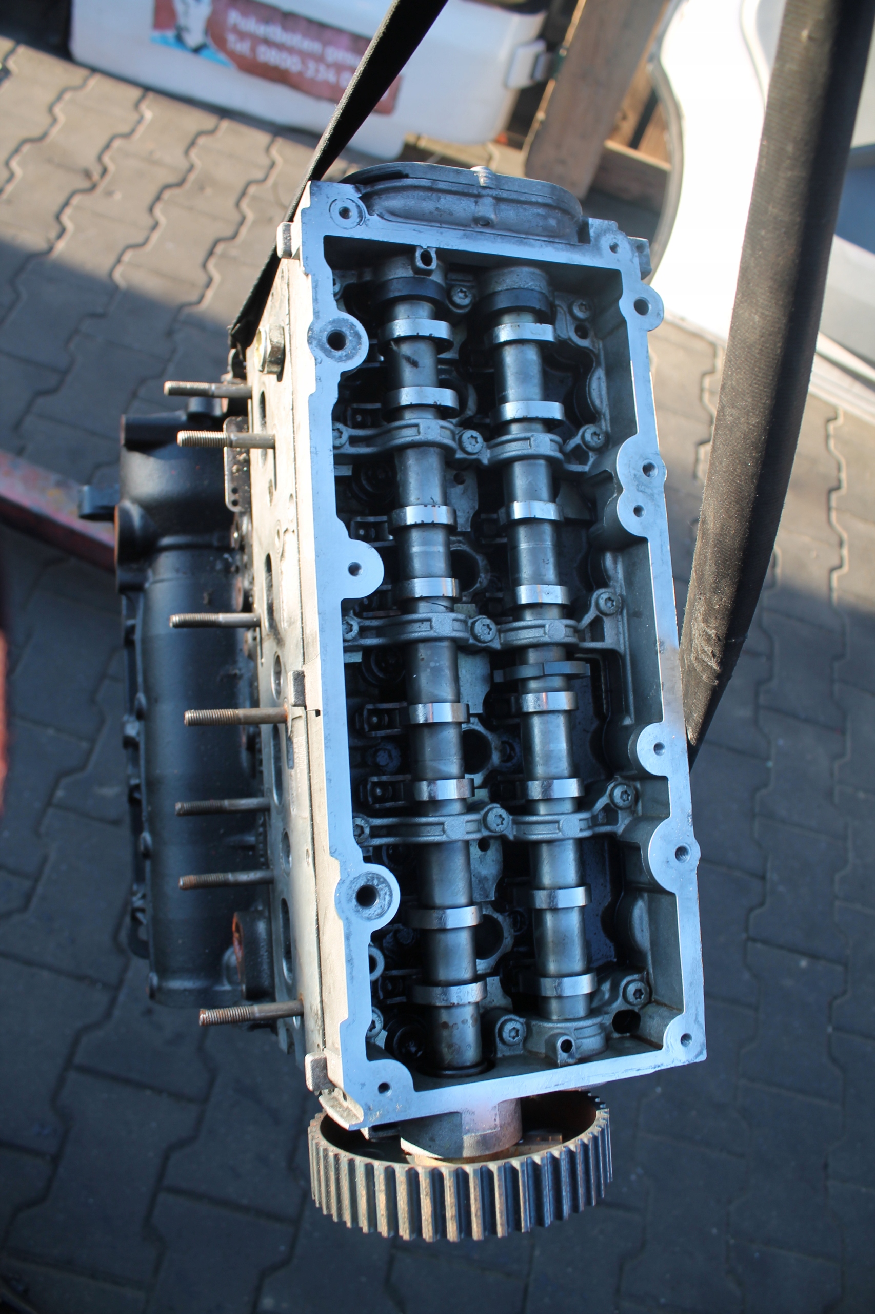 engine unprotected pillar VW T6 2,0 TDI BITURBO CXE 100 TYS KM