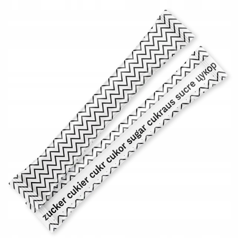 Levně Bílé Cukr tyčinky 4g, 1000 ks